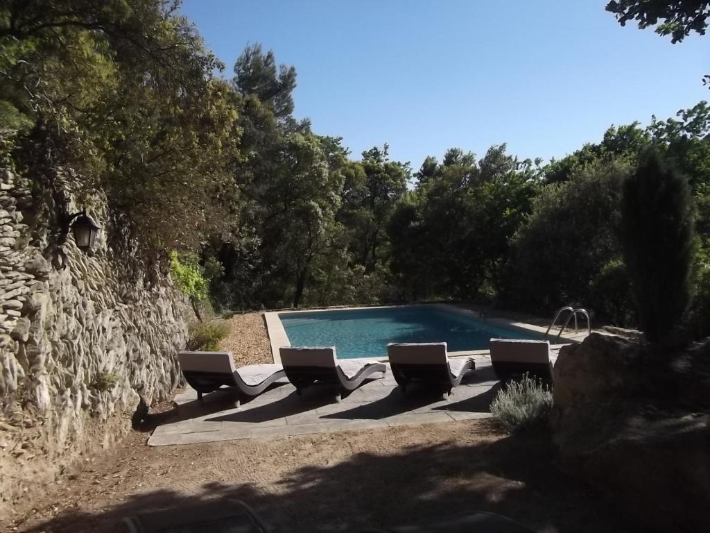 La Bastide Du Vallon Saumane-de-Vaucluse Exterior foto